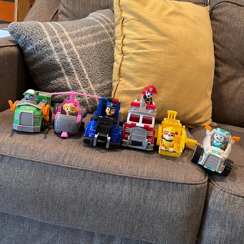 Paw patrol cars